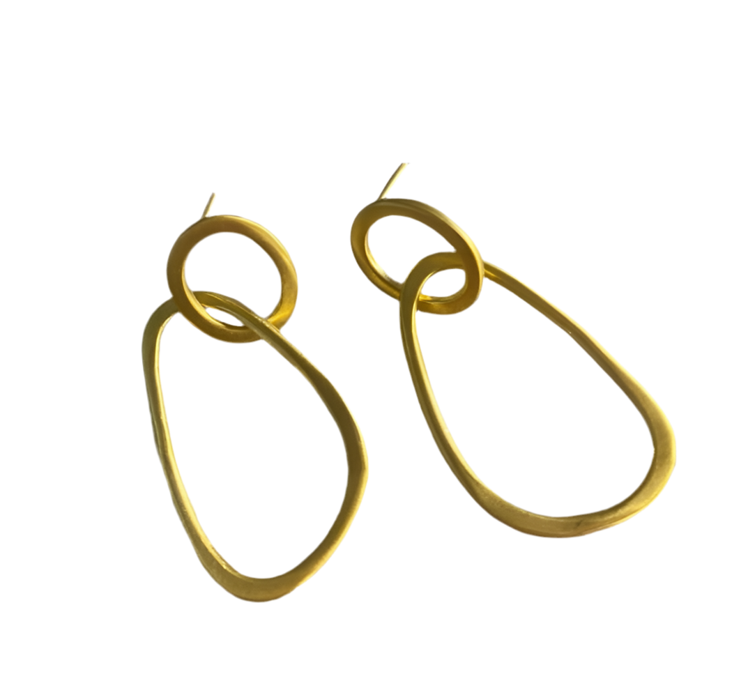 Gold Organic Studs
