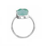 Silver Chalcedony Ring