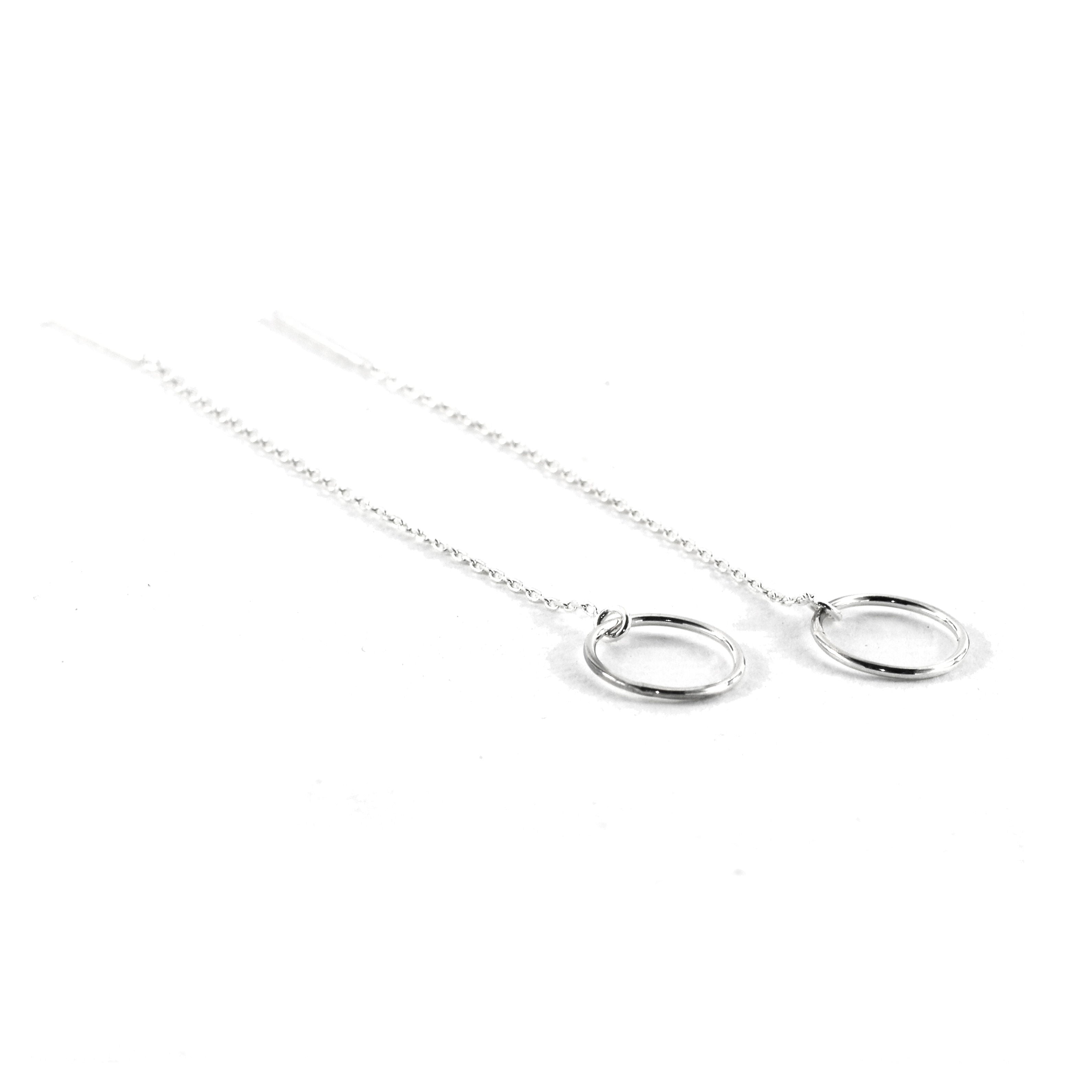 Circle Threads Earring