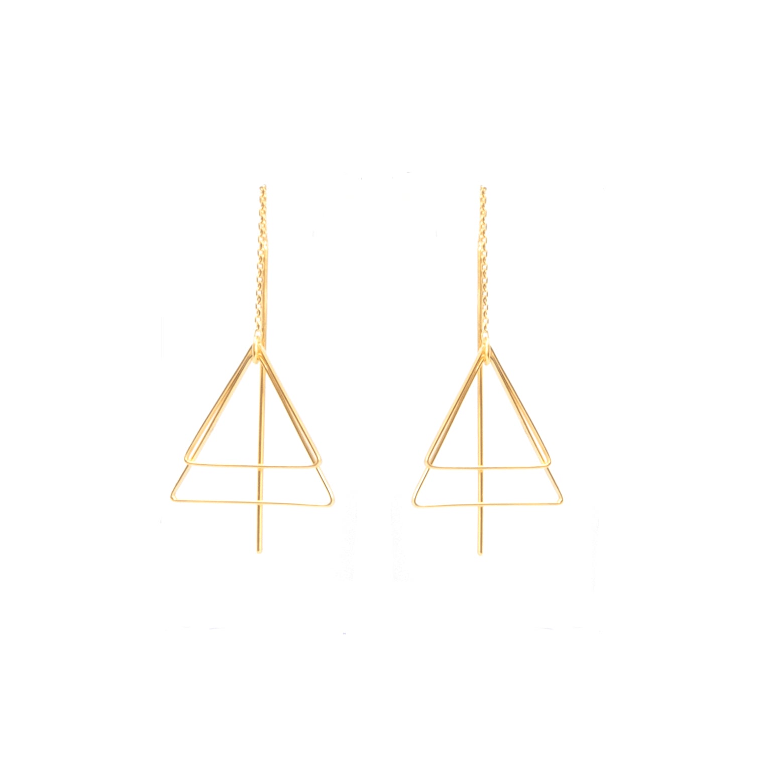 Gold Threads Earrings