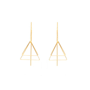Gold Threads Earrings