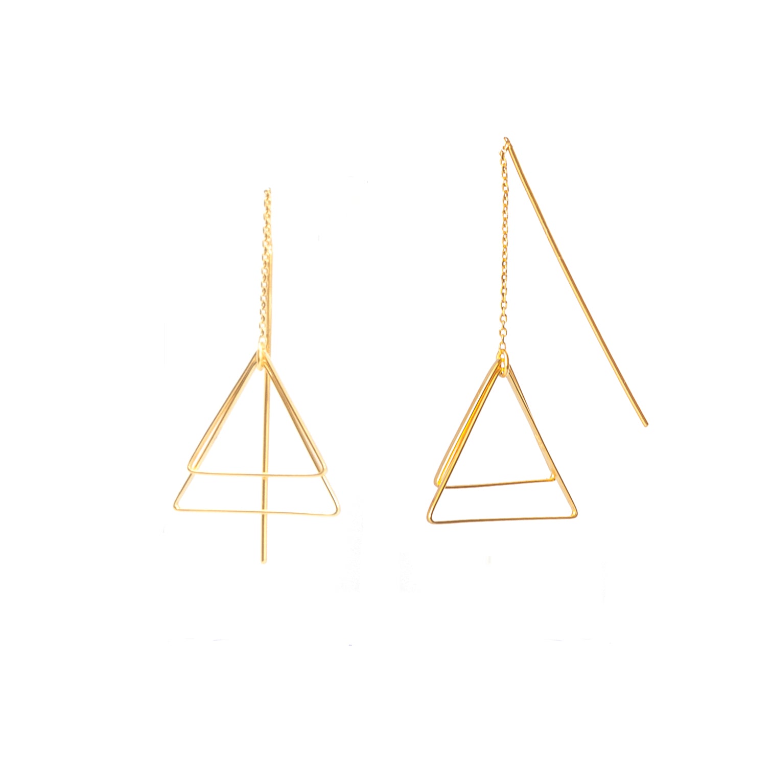 Gold Threads Earrings
