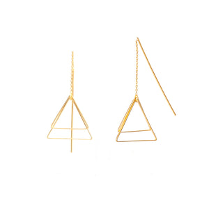 Gold Threads Earrings